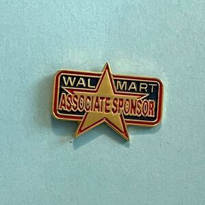 Walmart Lapel Pin Associate Sponsor Vintage‎ Tack Pin Lanyard